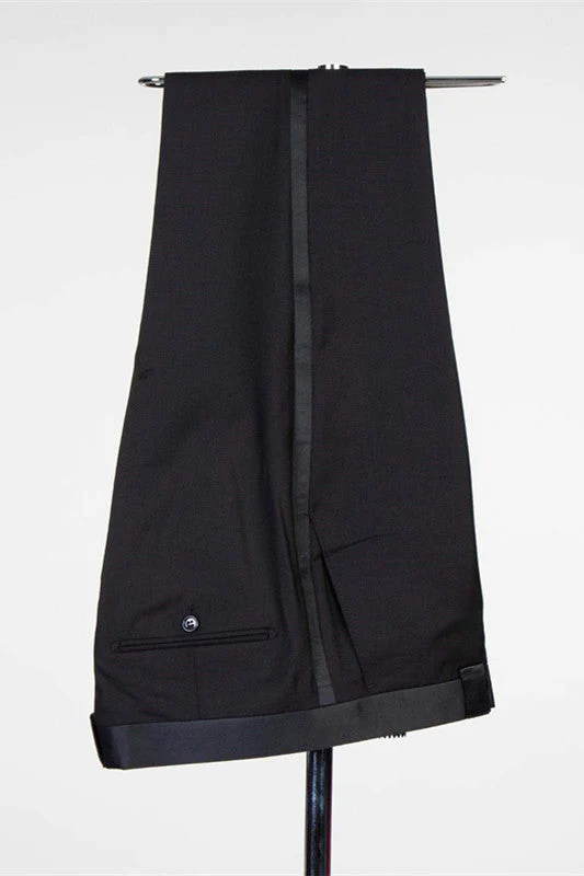 Chic Black Designer Shawl Lapel Men Suits for Wedding - Image 3