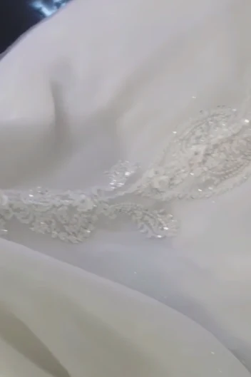 Elegant Off-the-shoulder Sweetheart Mermaid Wedding Dress Sequins Long - Image 5